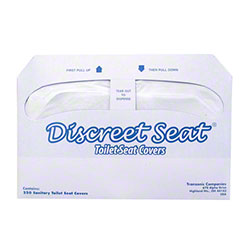 Discreet Toilet Seat Cover 1/2 Fold 250 Count (20 per case)